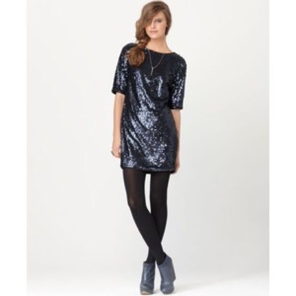 RACHEL Rachel Roy Dresses & Skirts - Navy blue Rachel Roy sequin dress, size 4